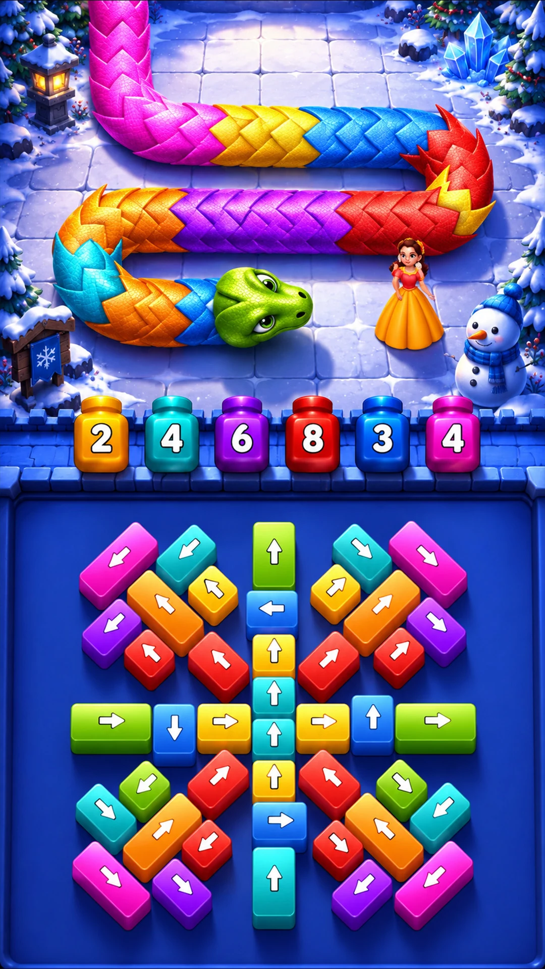 Queen Rescue Dragon Out Puzzle screenshot